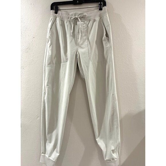 Lululemon men’s ABC Jogger Light Gray Size Medium Pull String Waistband Stretch - Picture 2 of 8
